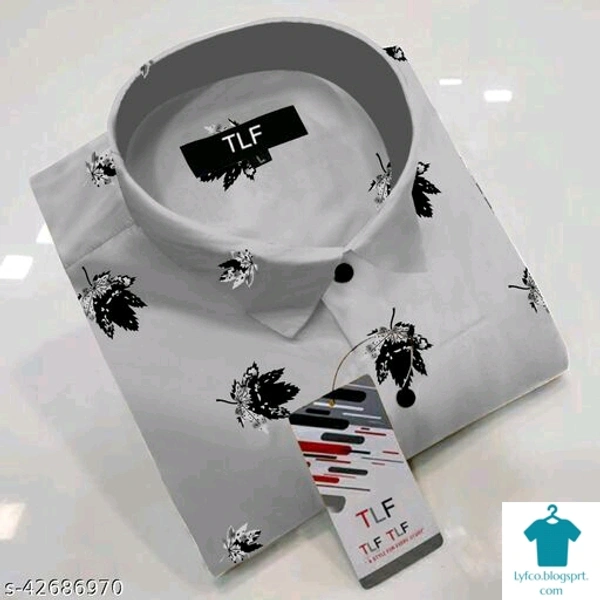 Catalog Name:*Stylish Glamorous Men Shirts*Fabric: CottonSleeve Length: Long SleevesPattern: PrintedMultipack: 1 - L