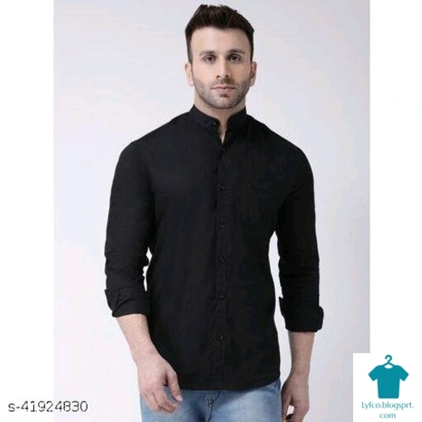 Catalog Name:*Classy Ravishing Men Shirts*Fabric: CottonSleeve Length: Long SleevesPattern: SolidMultipack: 1 - XXL