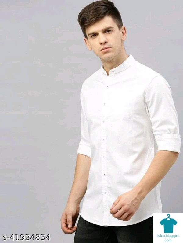Catalog Name:*Classy Ravishing Men Shirts*Fabric: CottonSleeve Length: Long SleevesPattern: SolidMultipack: 1 - XXL