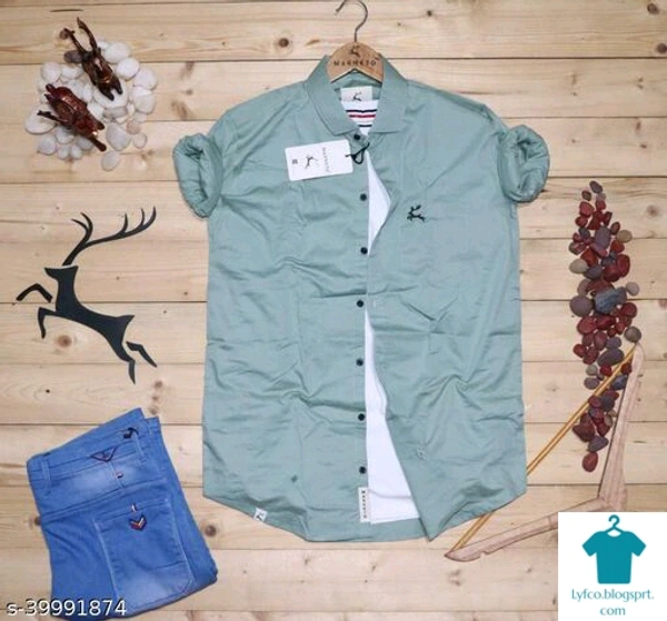 Catalog Name:*Stylish Fashionable Men Shirts*Fabric: CottonSleeve Length: Long SleevesPattern: SolidMultipack: 1 - XL