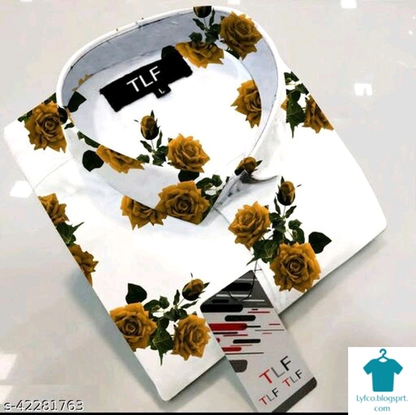 Catalog Name:*Comfy Glamorous Men Shirts*Fabric: CottonSleeve Length: Long SleevesPattern: PrintedMultipack: 1 - M