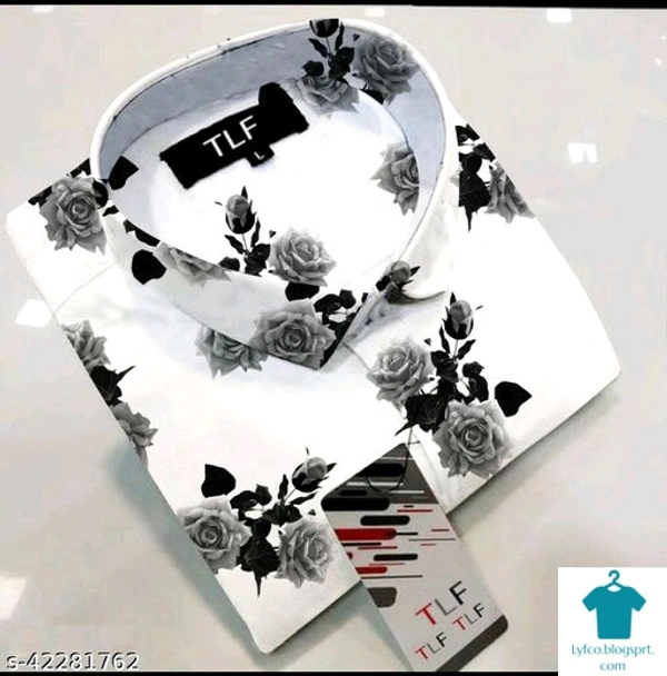Catalog Name:*Comfy Glamorous Men Shirts*Fabric: CottonSleeve Length: Long SleevesPattern: PrintedMultipack: 1 - L