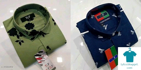 Catalog Name:*Classy Designer Men Shirts*Fabric: Cotton BlendSleeve Length: Long SleevesPattern: PrintedMultipack: 2 - M