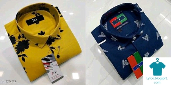 Catalog Name:*Classy Designer Men Shirts*Fabric: Cotton BlendSleeve Length: Long SleevesPattern: PrintedMultipack: 2 - L