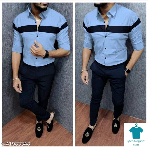 Catalog Name:*Trendy Fashionable Men Shirts*Fabric: Cotton - XL