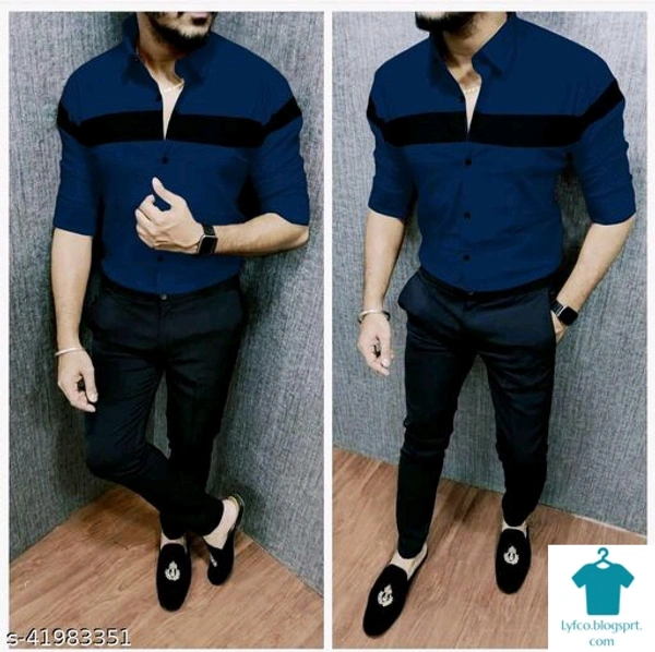 Catalog Name:*Trendy Fashionable Men Shirts*Fabric: Cotton - M