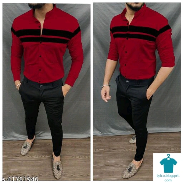 Catalog Name:*Classic Fashionable Men Shirts*Fabric: CottonSleeve Length: Long SleevesPattern: PrintedMultipack: 1 - S