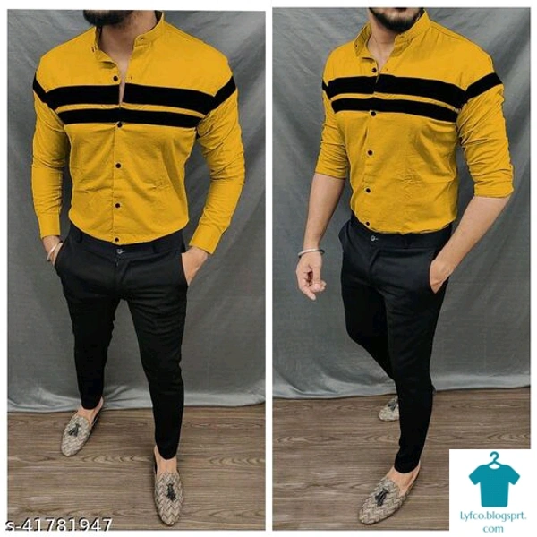 Catalog Name:*Classic Fashionable Men Shirts*Fabric: CottonSleeve Length: Long SleevesPattern: PrintedMultipack: 1 - S