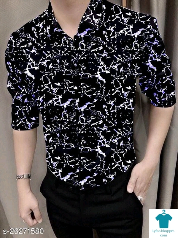 Catalog Name:*Stylish Graceful Men Shirts*Fabric: PolycottonSleeve Length: Long SleevesPattern: PrintedMultipack: 1 - M