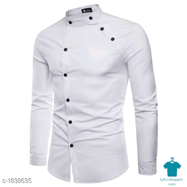 Catalog Name:*Vintage Cotton Mens Shirts Vol 14*Fabric: CottonSleeve Length: Long SleevesPattern: SolidMultipack: 1 - Colour- Black