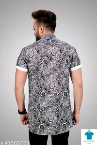 Catalog Name:*Comfy Partywear Men Shirts*Fabric: CottonSleeve Length: Short SleevesPattern: Printed,StripedMultipack: 1 - XL