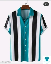 Catalog Name:*Fancy Elegant Men Shirts*Fabric: PolycottonSleeve Length: Short SleevesPattern: PrintedMultipack: 1 - L