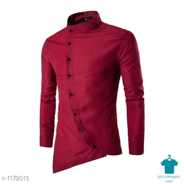 Catalog Name:*Myhra Trendy Cotton Blend Slim Fit Solid Shirts Vol 1*Fabric: Cotton BlendSleeve Length: Long SleevesPattern: SolidMultipack: 1 - XL