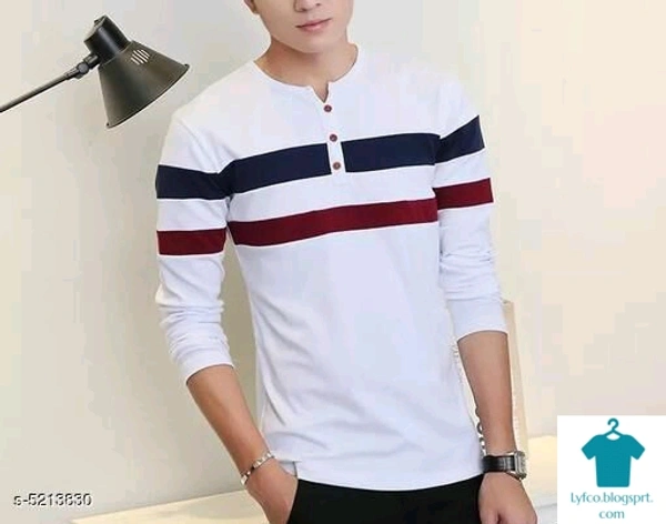 Catalog Name:*Trendy Retro Cotton Men Tshirts*Fabric: CottonSleeve Length: Long SleevesPattern: Colorblocked,Solid,PrintedMultipack: 1 - XL