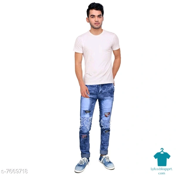 Catalog Name:*Casual Trendy Men Jeans*Fabric: CottonPattern: Solid,Dyed/WashedMultipack: 1 - 32