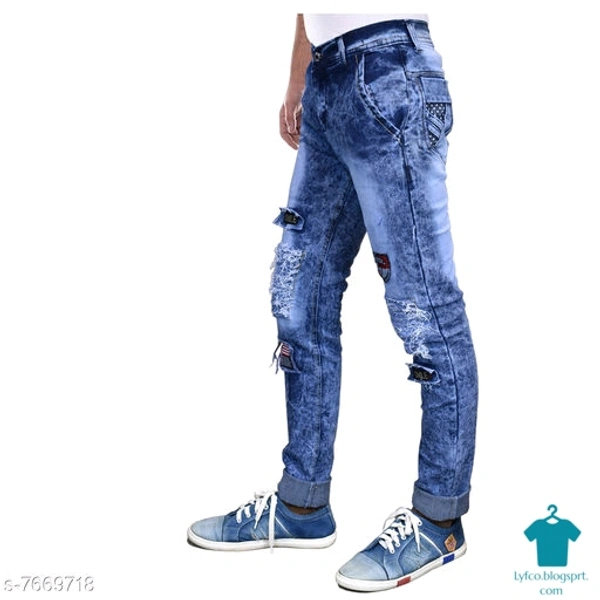 Catalog Name:*Casual Trendy Men Jeans*Fabric: CottonPattern: Solid,Dyed/WashedMultipack: 1 - 32