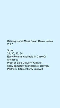Catalog Name:*Mens Smart Denim Jeans Vol 7* - 32