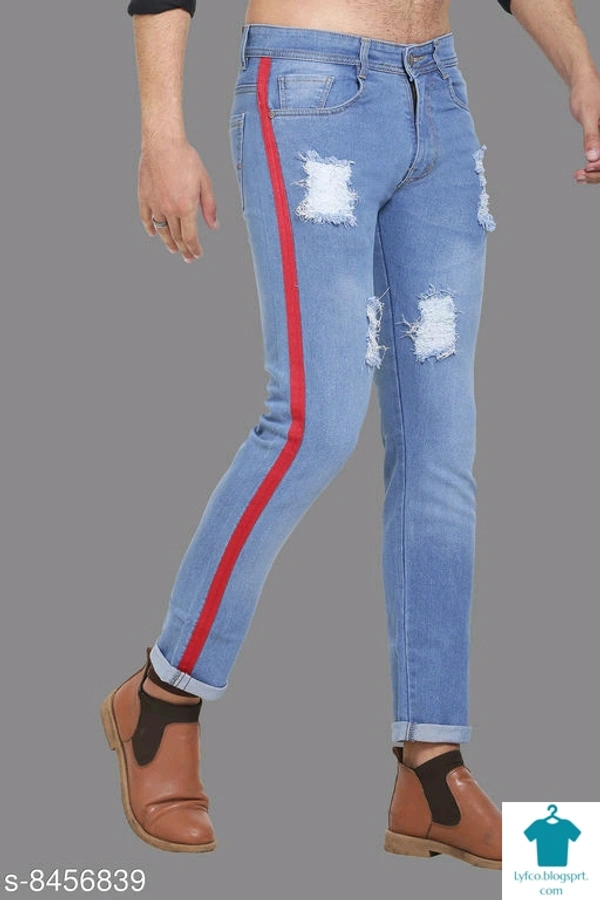 Catalog Name:*Gorgeous Glamarous Men Jeans*Fabric: PolycottonPattern: Stripes,Dyed/WashedMultipack: 1 - 36