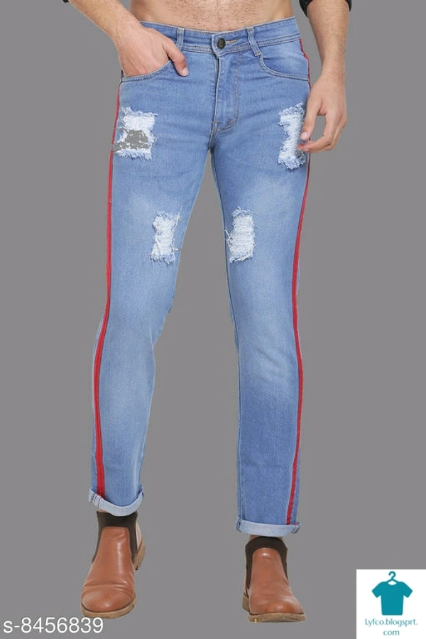 Catalog Name:*Gorgeous Glamarous Men Jeans*Fabric: PolycottonPattern: Stripes,Dyed/WashedMultipack: 1 - 36