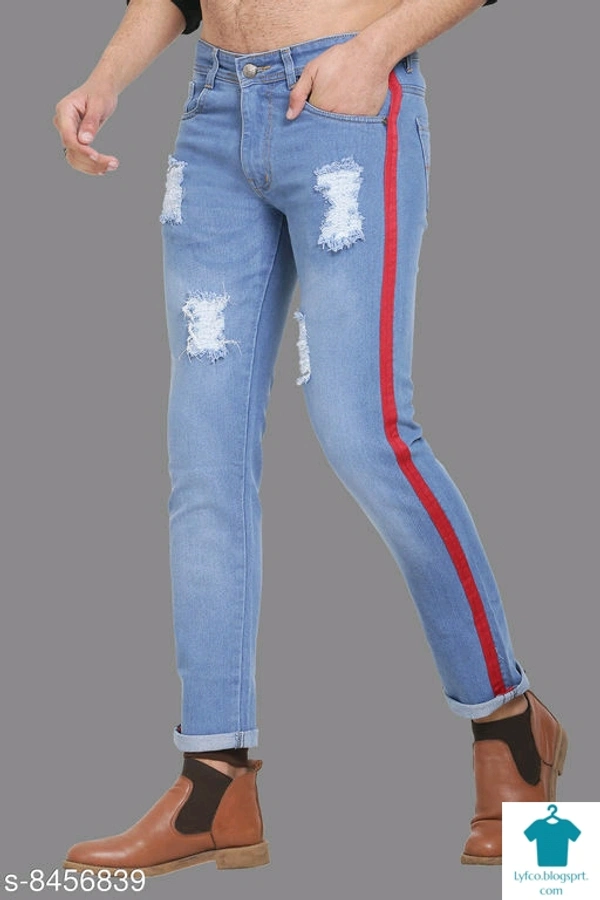 Catalog Name:*Gorgeous Glamarous Men Jeans*Fabric: PolycottonPattern: Stripes,Dyed/WashedMultipack: 1 - 36