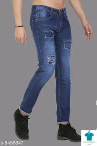 Catalog Name:*Stylish Unique Men Jeans*Fabric: PolycottonPattern: Dyed/WashedMultipack: 1 - 32