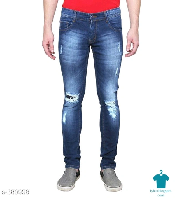 Catalog Name:*Mens Stylish Denim Solid Jeans Vol 7* - 32