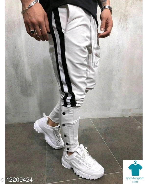 Catalog Name:*Fashionable Fashionista Men Track Pants*Fabric: PolyesterPattern: SolidMultipack: 1 - 32