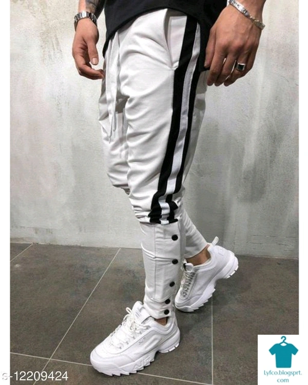 Catalog Name:*Fashionable Fashionista Men Track Pants*Fabric: PolyesterPattern: SolidMultipack: 1 - 32
