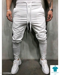 Catalog Name:*Fashionable Fashionista Men Track Pants*Fabric: PolyesterPattern: SolidMultipack: 1 - 32