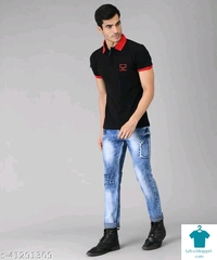 Catalog Name:*Casual Unique Men Jeans*Fabric: DenimPattern: Stripes,SolidMultipack: 1 - 32