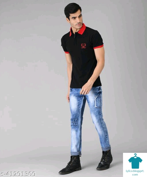 Catalog Name:*Casual Unique Men Jeans*Fabric: DenimPattern: Stripes,SolidMultipack: 1 - 32