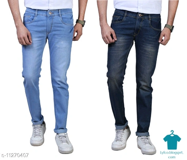 Catalog Name:*Designer Modern Men Jeans*Fabric: DenimPattern: Dyed/WashedMultipack: 2 - 30
