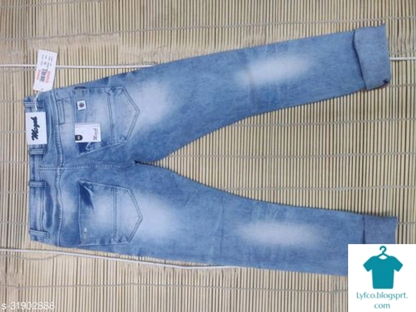 Catalog Name:*Designer Modern Men Jeans*Fabric: DenimPattern: Dyed/WashedMultipack: 2 - 32