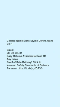 Catalog Name:*Mens Stylish Denim Jeans Vol 1* - 34