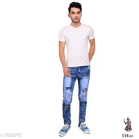 Catalog Name:*Casual Trendy Men Jeans*Fabric: CottonPattern: Solid,Dyed/WashedMultipack: 1 - 30