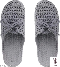 Catalog Name:*Trendy Women Flats*Material: SyntheticSole Material: RubberPattern: SolidFastening & Back Detail: Open BackMultipack: 1 - IND-4