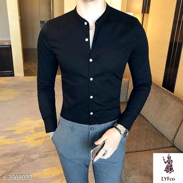 Catalog Name:*Classy Men's Solid Cotton Shirts Vol 18*Fabric: CottonSleeve Length: Long SleevesPattern: SolidMultipack: 1 - S