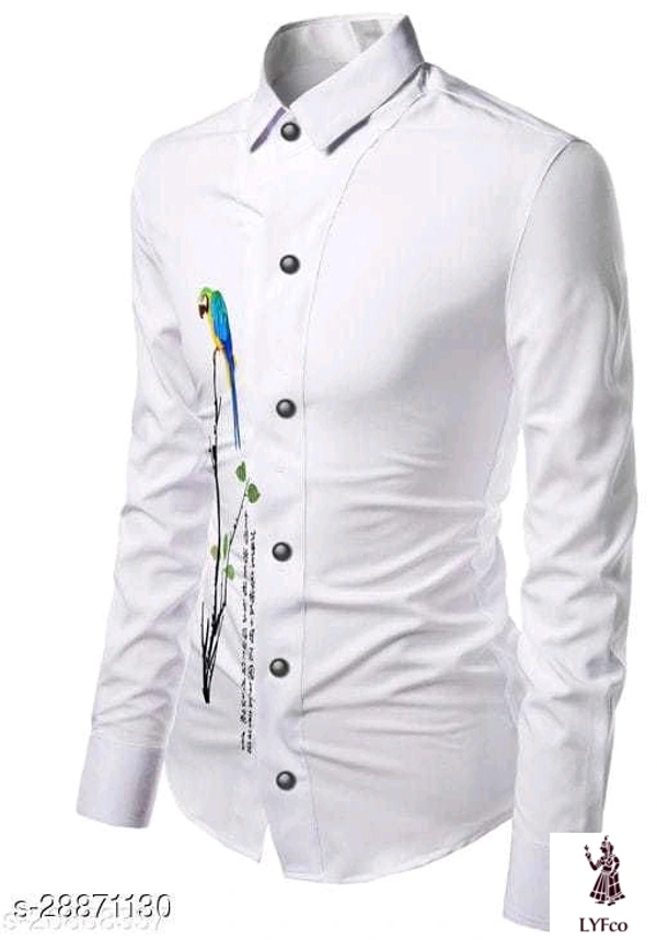 Catalog Name:*Urbane Ravishing Men Shirt Fabric*Fabric: SatinPattern: PrintedMultipack: 1 - white