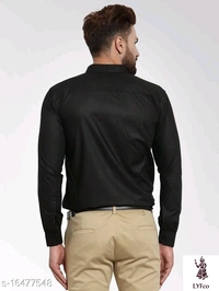 Catalog Name:*Fancy Fabulous Men Shirts*Fabric: Cotton BlendSleeve Length: Long SleevesPattern: SolidMultipack: 1 - M