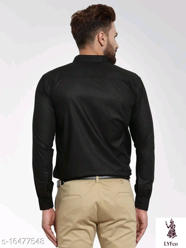 Catalog Name:*Fancy Fabulous Men Shirts*Fabric: Cotton BlendSleeve Length: Long SleevesPattern: SolidMultipack: 1 - XL