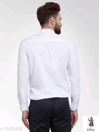 Catalog Name:*Fancy Fabulous Men Shirts*Fabric: Cotton BlendSleeve Length: Long SleevesPattern: SolidMultipack: 1 - L