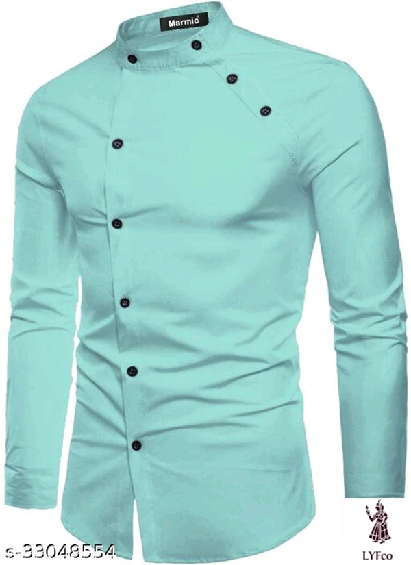 Catalog Name:*Classic Designer Men Shirts*Fabric: Cotton BlendSleeve Length: Long SleevesPattern: SolidMultipack: 1 - L