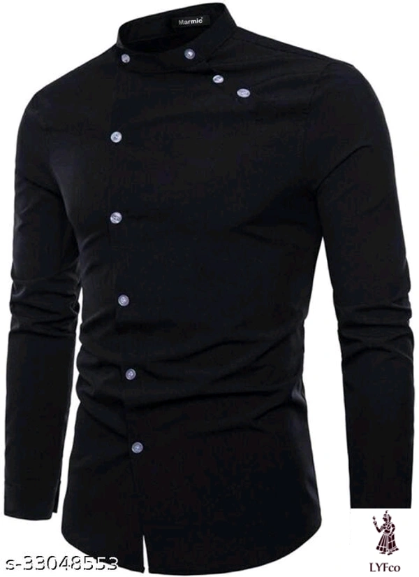 Catalog Name:*Classic Designer Men Shirts*Fabric: Cotton BlendSleeve Length: Long SleevesPattern: SolidMultipack: 1 - Red