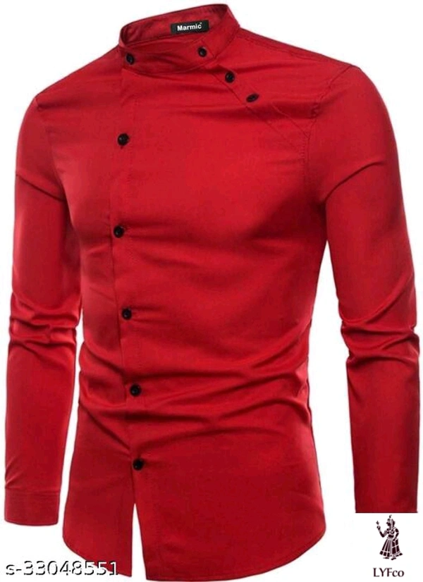 Catalog Name:*Classic Designer Men Shirts*Fabric: Cotton BlendSleeve Length: Long SleevesPattern: SolidMultipack: 1 - M