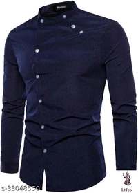Catalog Name:*Classic Designer Men Shirts*Fabric: Cotton BlendSleeve Length: Long SleevesPattern: SolidMultipack: 1 - M