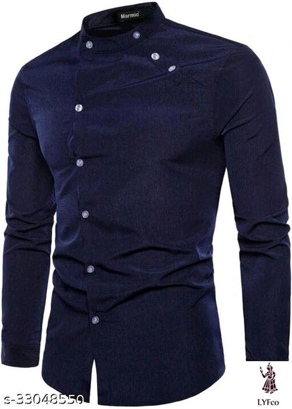 Catalog Name:*Classic Designer Men Shirts*Fabric: Cotton BlendSleeve Length: Long SleevesPattern: SolidMultipack: 1 - M