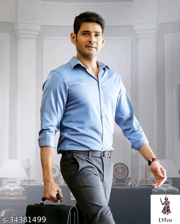 Catalog Name:*Stylish Men Shirts*Fabric: Cotton BlendSleeve Length: Long SleevesPattern: SolidMultipack: 1 - L