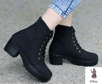 Catalog Name:*Stylish Women Boots*Material: Leather / SyntheticSole Material: PvcPattern: Product DependentFastening & Back Detail: Lace-UpMultipack: 1 - IND-8