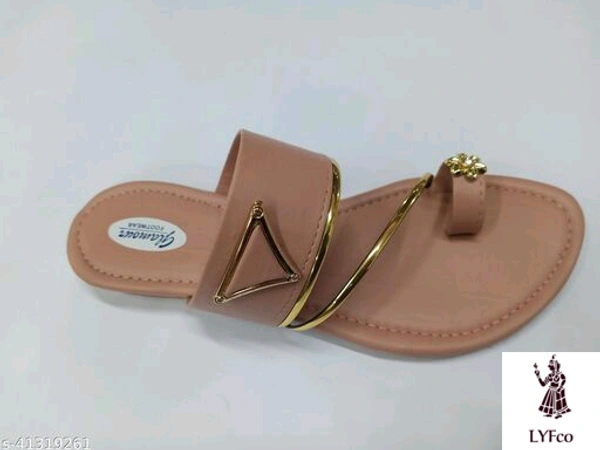 Catalog Name:*Voguish Women Flats*Material: Syntethic LeatherSole Material: TprPattern: SolidFastening & Back Detail: Slip-OnMultipack: 1 - IND-7