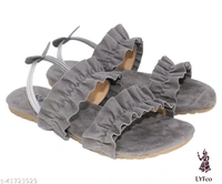 Catalog Name:*Fabulous Women Flats*Material: VelvetSole Material: TprPattern: SolidFastening & Back Detail: BackstrapMultipack: 1 - IND- 4